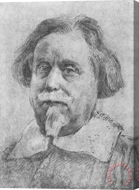 Gian Lorenzo Bernini Portrait of a Man with a Moustache Stretched Canvas Print / Canvas Art