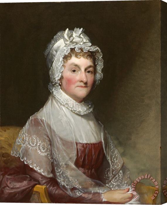 Gilbert Stuart Abigail Smith Adams (mrs. John Adams) Stretched Canvas Painting / Canvas Art