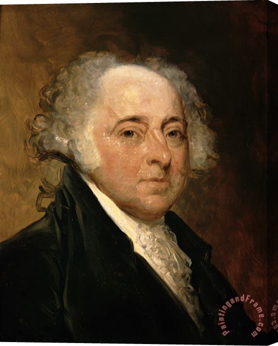 Gilbert Stuart Portrait of John Adams Stretched Canvas Print / Canvas Art