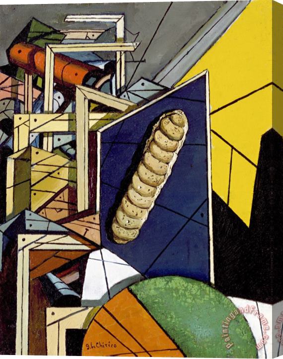 Giorgio de Chirico Homesickness of an Engineer Stretched Canvas Print / Canvas Art
