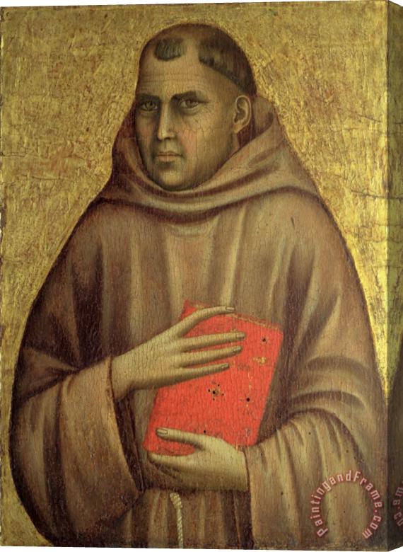 Giotto di Bondone Saint Anthony Abbot Stretched Canvas Print / Canvas Art
