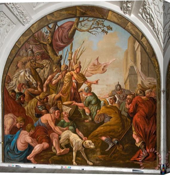 Giovanni Antonio de Groot Roman Spoils Laid at The Feet of Claudius Civilis Stretched Canvas Painting / Canvas Art