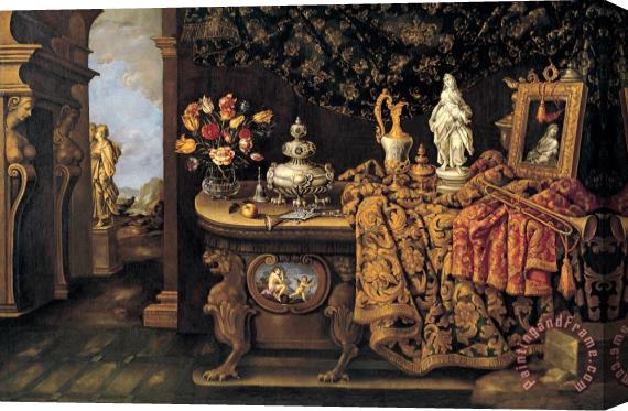 Giovanni Battista Manerius The Five Senses Stretched Canvas Painting / Canvas Art