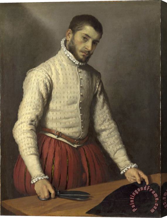 Giovanni Battista Moroni The Tailor ('il Tagliapanni') Stretched Canvas Print / Canvas Art