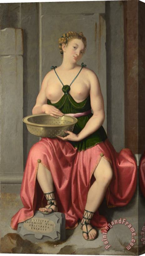 Giovanni Battista Moroni The Vestal Virgin Tuccia Stretched Canvas Painting / Canvas Art