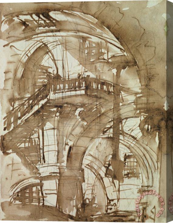Giovanni Battista Piranesi Roman Prison Stretched Canvas Print / Canvas Art