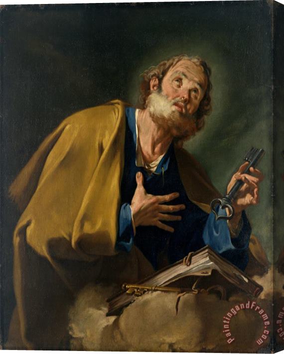 Giovanni Battista Pittoni Saint Peter Stretched Canvas Painting / Canvas Art