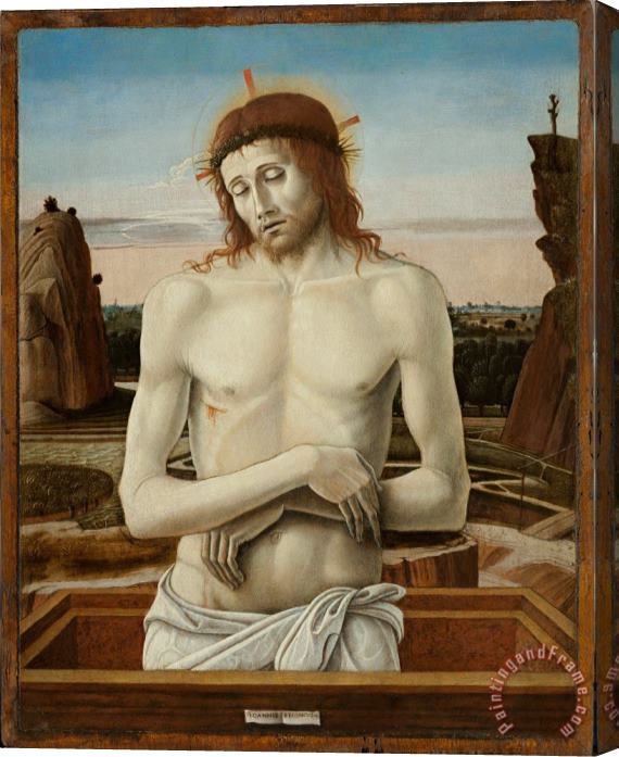 Giovanni Bellini Imago Pietatis Stretched Canvas Print / Canvas Art