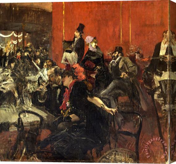 Giovanni Boldini Feast Scene Stretched Canvas Painting / Canvas Art