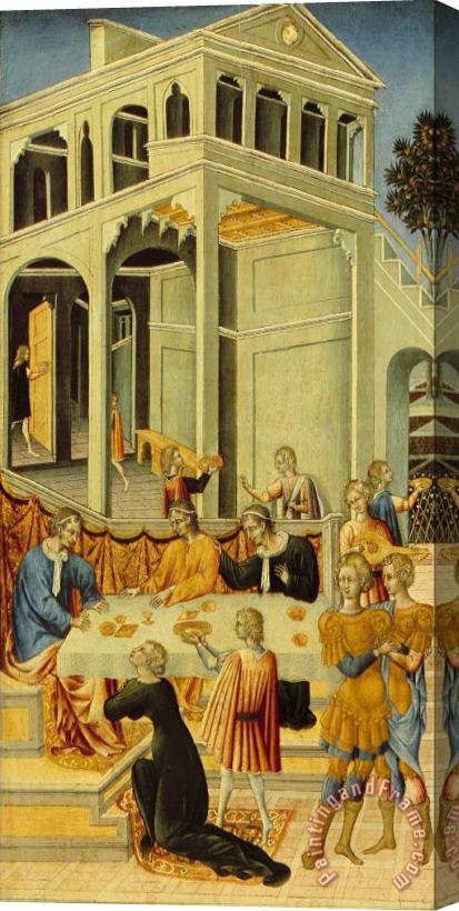 Giovanni di Paolo Salome Asking Herod for The Head of Saint John The Baptist Stretched Canvas Painting / Canvas Art