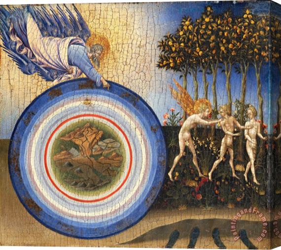 Giovanni di Paolo The Creation of The World And The Expulsion From Paradise Stretched Canvas Painting / Canvas Art