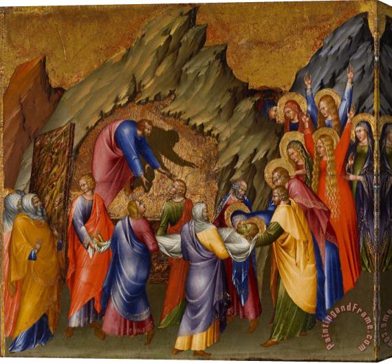 Giovanni di Paolo The Entombment Stretched Canvas Painting / Canvas Art