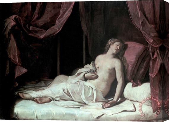 Giovanni F. Barbieri Death of Cleopatra Stretched Canvas Print / Canvas Art