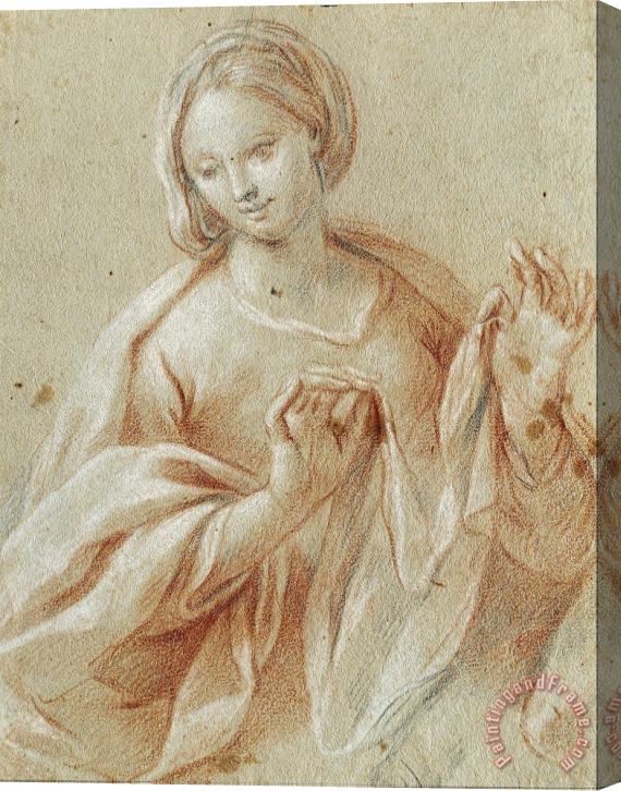 Giovanni Paolo Melchiori Study for The Madonna Stretched Canvas Print / Canvas Art