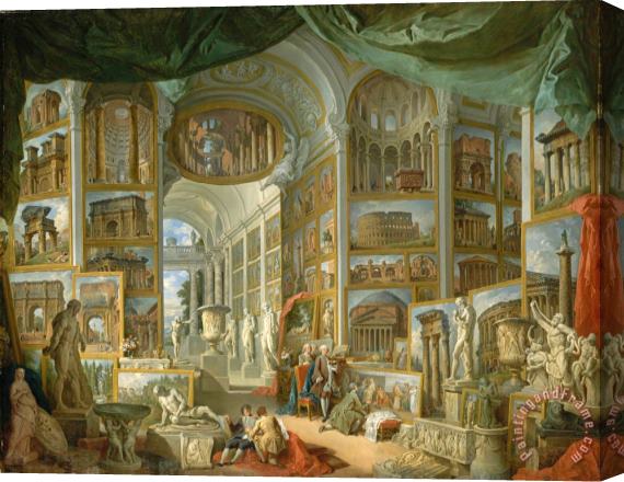 Giovanni Paolo Panini Ancient Rome Stretched Canvas Print / Canvas Art