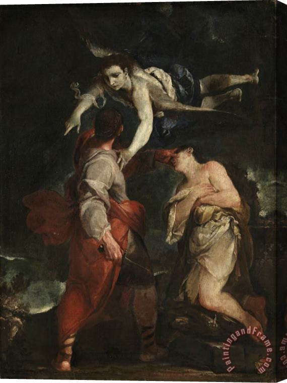 Giuseppe Maria Crespi  The Sacrifice of Abraham Stretched Canvas Painting / Canvas Art