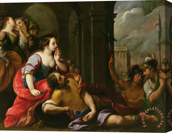 Giuseppe Nuvolone Samson and Delilah Stretched Canvas Painting / Canvas Art