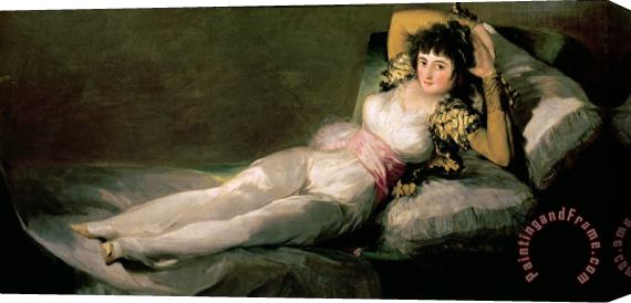 Goya The Clothed Maja Stretched Canvas Painting / Canvas Art