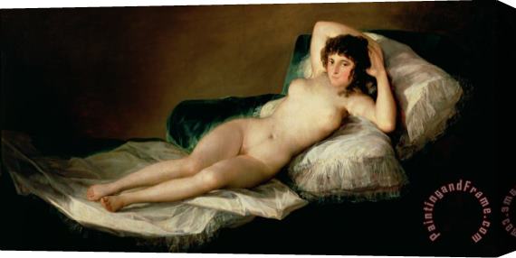 Goya The Naked Maja Stretched Canvas Painting / Canvas Art