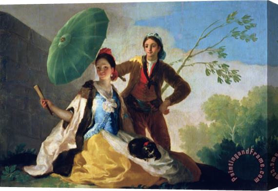 Goya The Parasol Stretched Canvas Print / Canvas Art