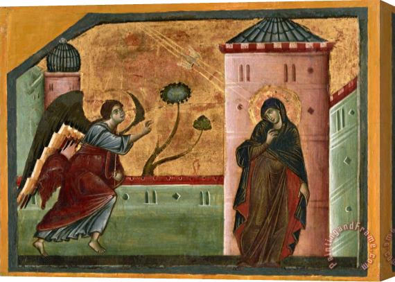 Guido Da Siena Annunciation Stretched Canvas Print / Canvas Art