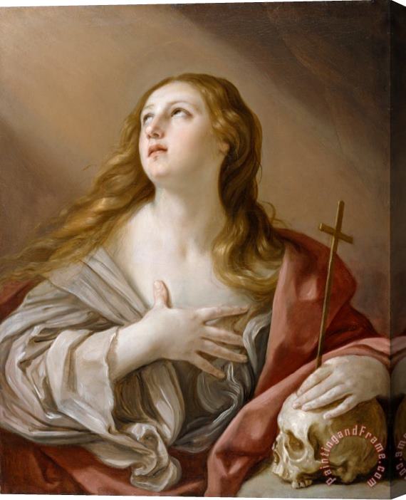 Guido Reni The Penitent Magdalene Stretched Canvas Painting / Canvas Art