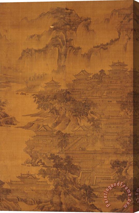 Guo Zhongshu Summer Palace of Emperor Ming Huang Stretched Canvas Painting / Canvas Art