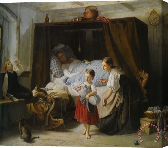 Gustav Igler The Newborn Stretched Canvas Painting / Canvas Art