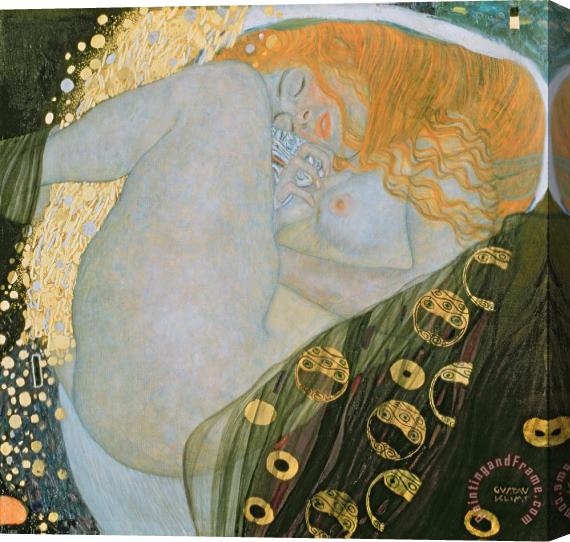 Gustav Klimt Danae Stretched Canvas Print / Canvas Art