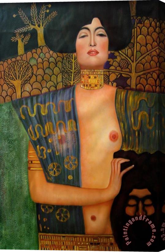Gustav Klimt Judith Stretched Canvas Painting / Canvas Art