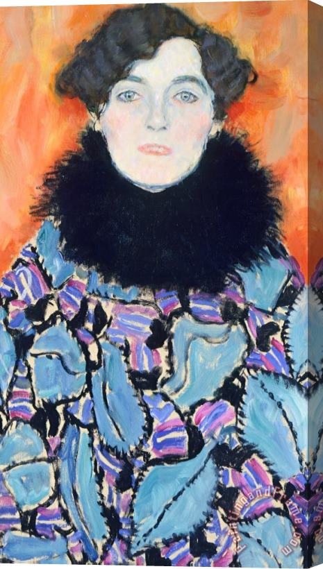 Gustav Klimt Portrait Of Johanna Staude Stretched Canvas Painting / Canvas Art