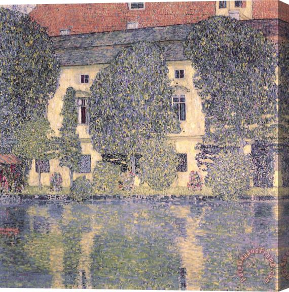 Gustav Klimt The Schloss Kammer on the Attersee III Stretched Canvas Painting / Canvas Art