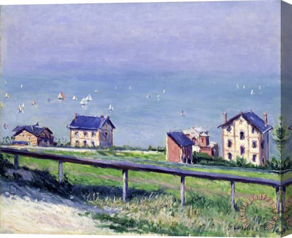 Gustave Caillebotte Regatta at Trouville Stretched Canvas Painting / Canvas Art