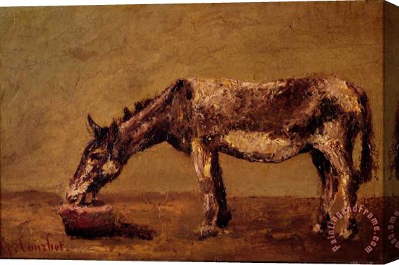 Gustave Courbet The Donkey Stretched Canvas Print / Canvas Art