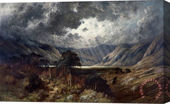 Gustave Dore Loch Lomond Stretched Canvas Print / Canvas Art