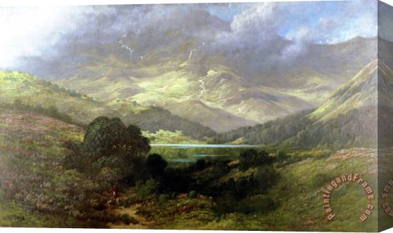 Gustave Dore Scottish Highlands Stretched Canvas Print / Canvas Art