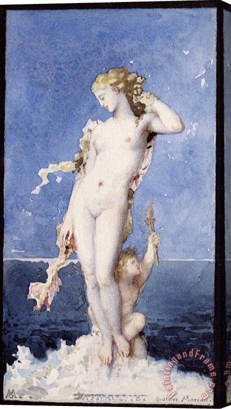 Gustave Moreau Aphrodite Stretched Canvas Print / Canvas Art