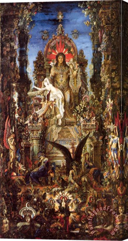 Gustave Moreau Jupiter And Semele Stretched Canvas Painting / Canvas Art