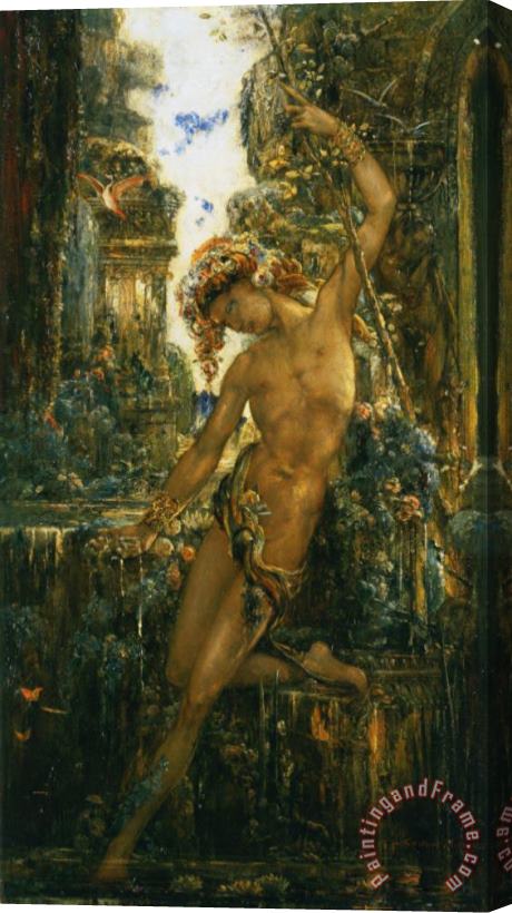Gustave Moreau Narcissus Stretched Canvas Painting / Canvas Art