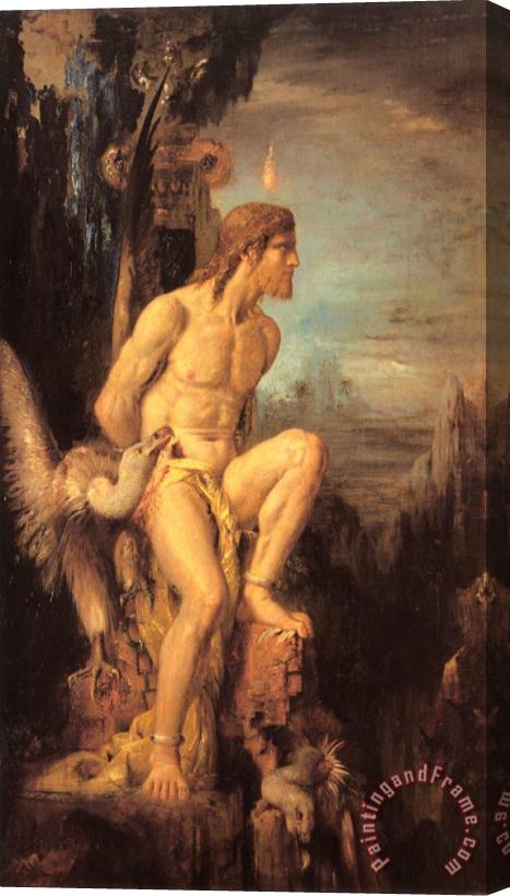 Gustave Moreau Prometheus Stretched Canvas Print / Canvas Art
