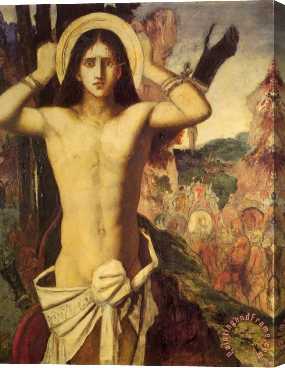 Gustave Moreau Saint Sebastian Stretched Canvas Painting / Canvas Art