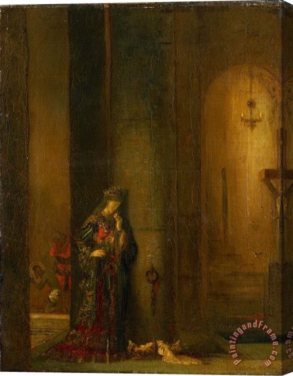 Gustave Moreau Salome at The Prison Stretched Canvas Print / Canvas Art