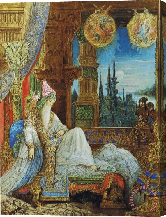 Gustave Moreau The Dream Haunting The Mogul Stretched Canvas Print / Canvas Art