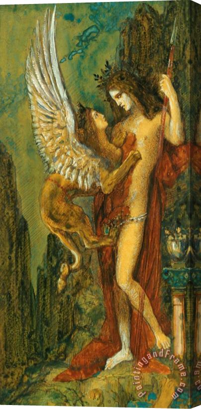 Gustave Moreau The Sphinx Stretched Canvas Print / Canvas Art