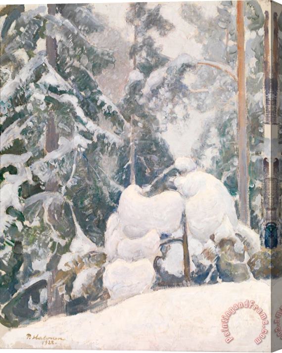 Halonen, Pekka Winter Landscape Stretched Canvas Painting / Canvas Art