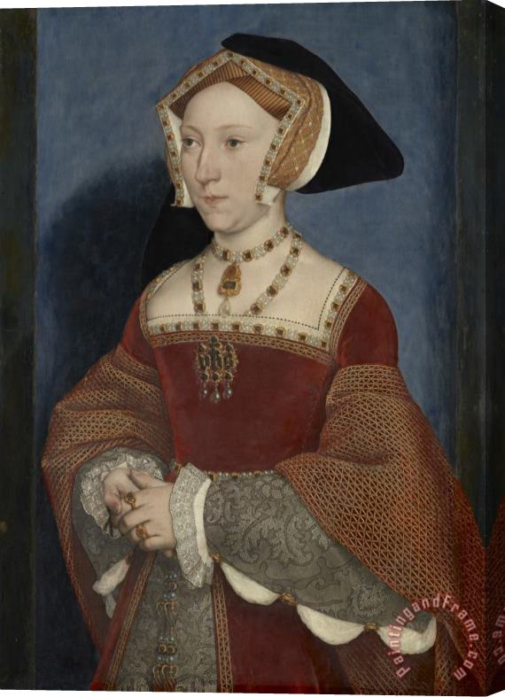 Hans Holbein the Younger Jane Seymour (1509 1537) Stretched Canvas Painting / Canvas Art
