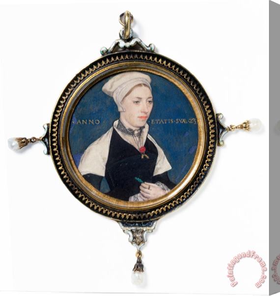 Hans Holbein the Younger Mrs Jane Small, Formerly Mrs Pemberton Stretched Canvas Painting / Canvas Art