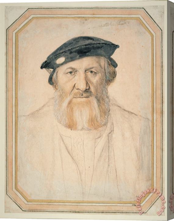 Hans Holbein the Younger Portrait of Charles De Solier, Sieur De Morette Stretched Canvas Painting / Canvas Art