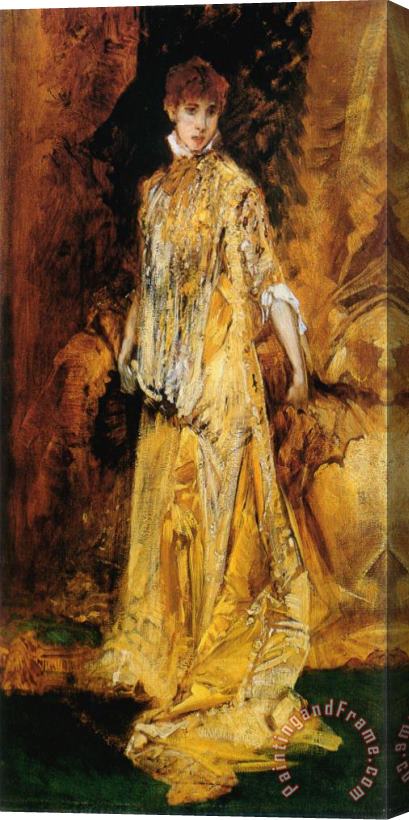 Hans Makart Sarah Bernhardt Stretched Canvas Painting / Canvas Art