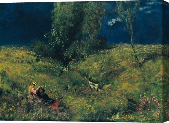 Hans Thoma Sommer Stretched Canvas Painting / Canvas Art